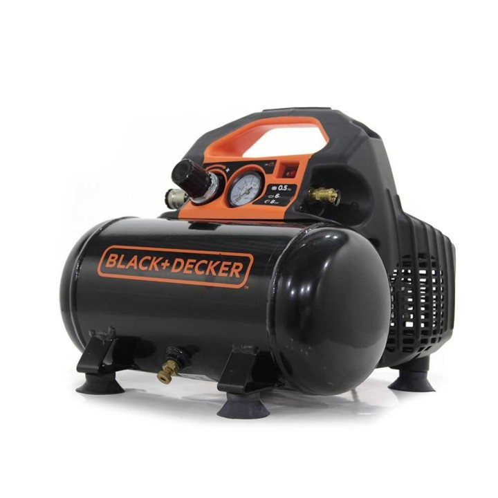 Black & Decker BD 55/6 öljytön sähkökompressori, 0,5 HP, 6 l, 8 bar