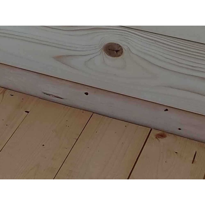 Ambrogio 155x85 puinen puutarhavaja työkaluille, 155 × 85 × 165 cm, lattia ja katto