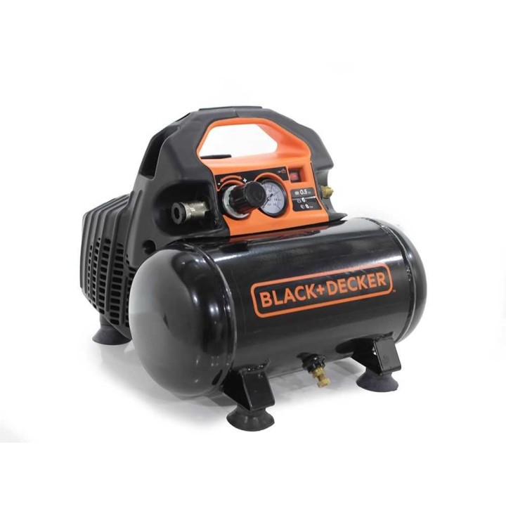 Black & Decker BD 55/6 öljytön sähkökompressori, 0,5 HP, 6 l, 8 bar