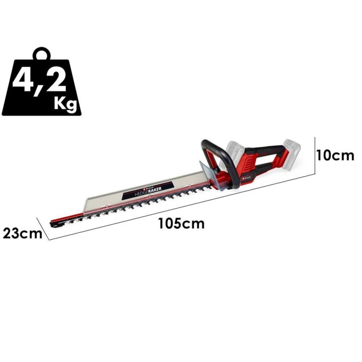 Einhell GE-CH 36/61 Li akkupensasleikkuri, 36 V, 67 cm, 2 akkua