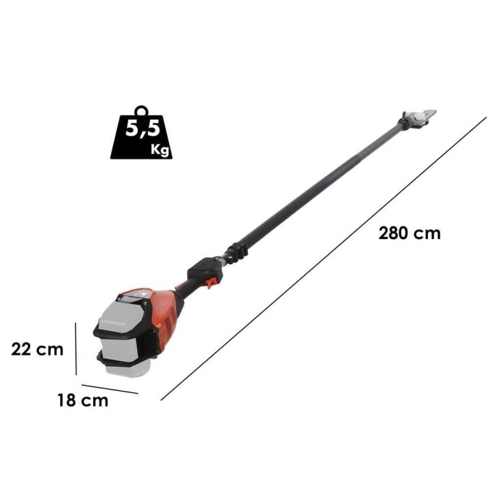 Echo DPPT-2600LW akkukäyttöinen oksaleikkuri, 56 V, 25 cm, ilman akkua ja laturia