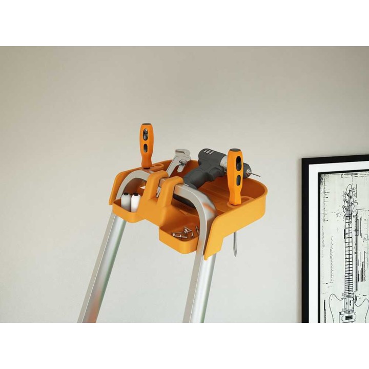 Colombo Attica S108A06P alumiinitikkaat, 6 askelmaa, 150 kg, työskentelykorkeus 229 cm