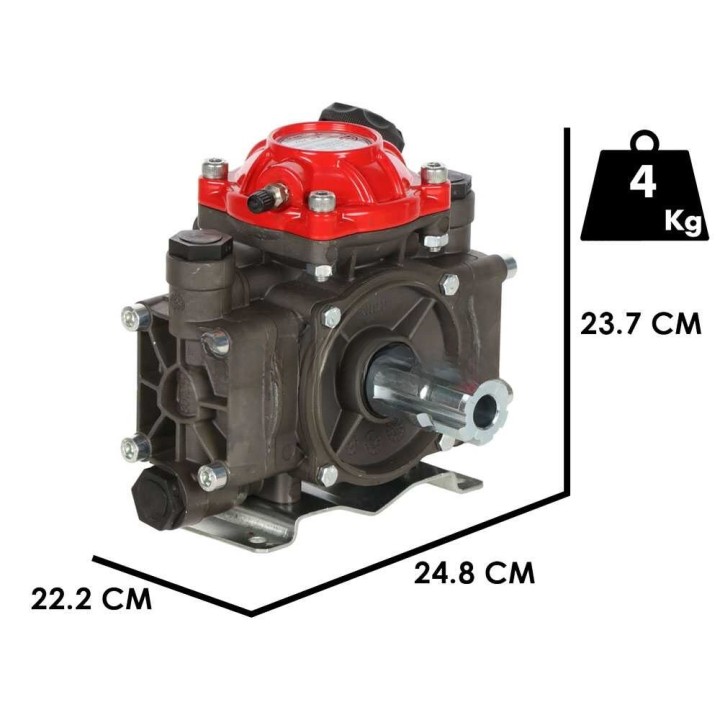 Annovi Reverberi AR 252 kalvopumppu ruiskutukseen, 24,6 l/min, 25 bar, 1,42 HP