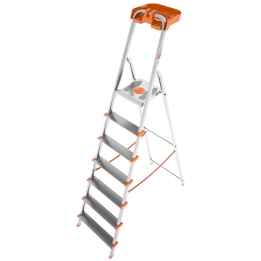 Colombo Attica S108A07P tasotikas 7 askelmaa alumiini 150 kg 252 cm
