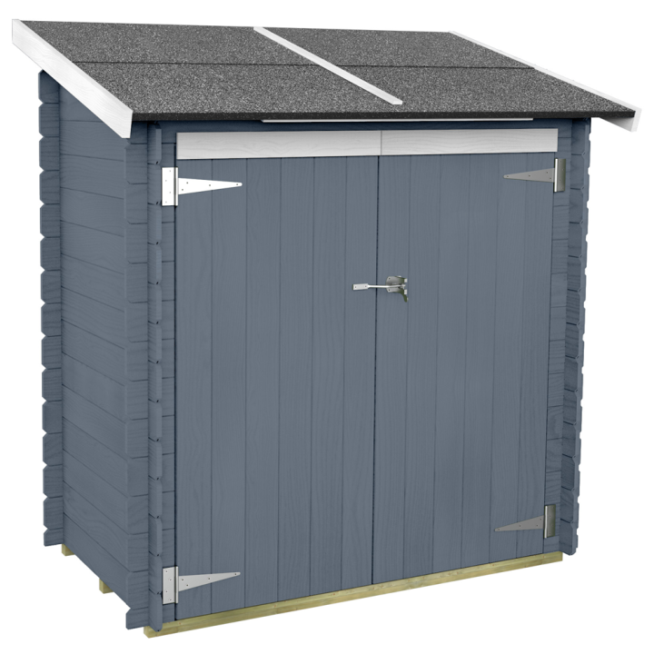 Ambrogio 155x85 harmaa puutarhavaja työkaluille 155 85 165 cm