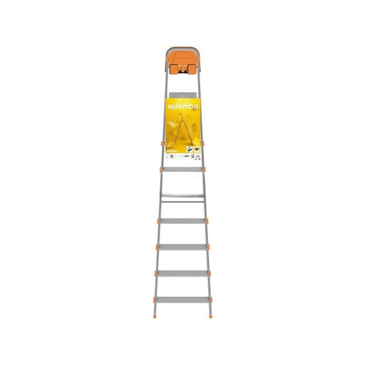 Colombo Attica S108A08P tasotikkaikko, 8 askelmaa, alumiini, 150 kg, 274 cm