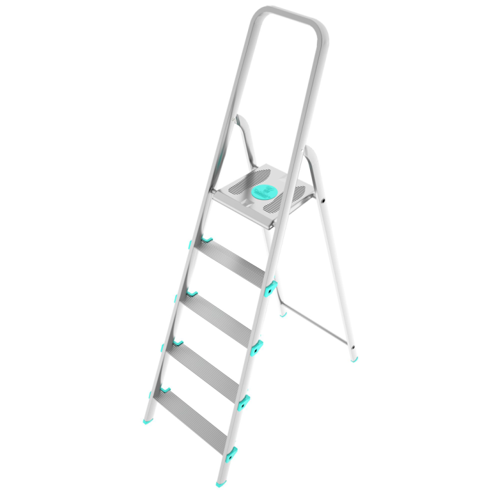 Colombo Libellula S107A05W tasotikkaat 5 askelmaa alumiini 150 kg 2 06 m