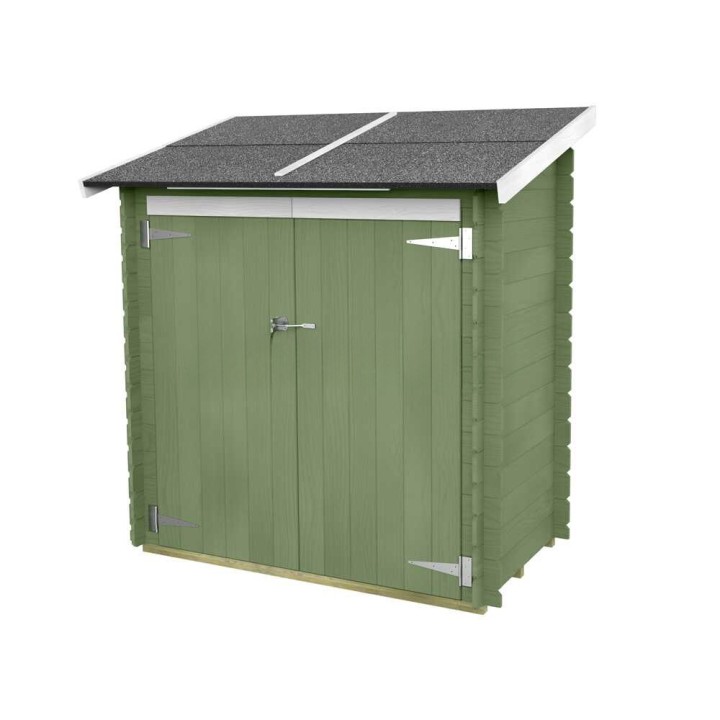 Ambrogio 155x85 verde puutarhavaja, puuta, 155 × 85 × 165 cm, vihreä