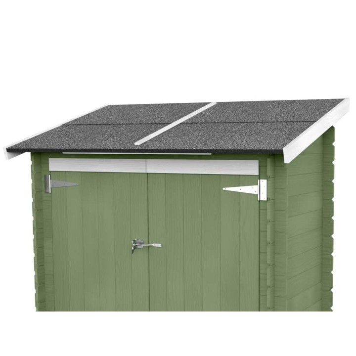 Ambrogio 155x85 verde puutarhavaja, puuta, 155 × 85 × 165 cm, vihreä