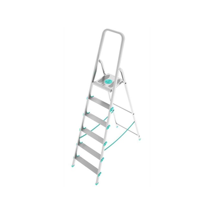 Colombo Libellula S107A06W alumiinitikas, 6 askelmaa, 150 kg, 2,29 m