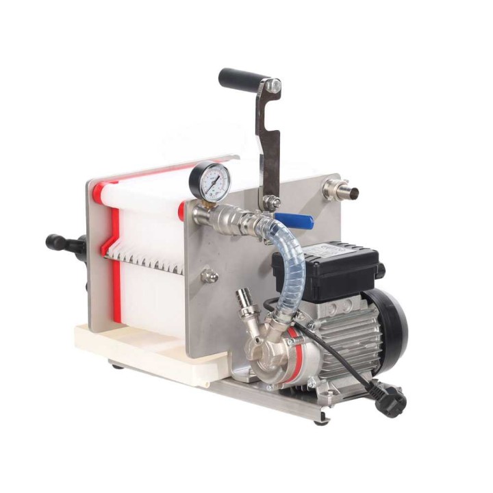 Enotecnica Pillan F14 viinisuodatin, 14 levyä, 0,5 HP, NOVAX-pumppu