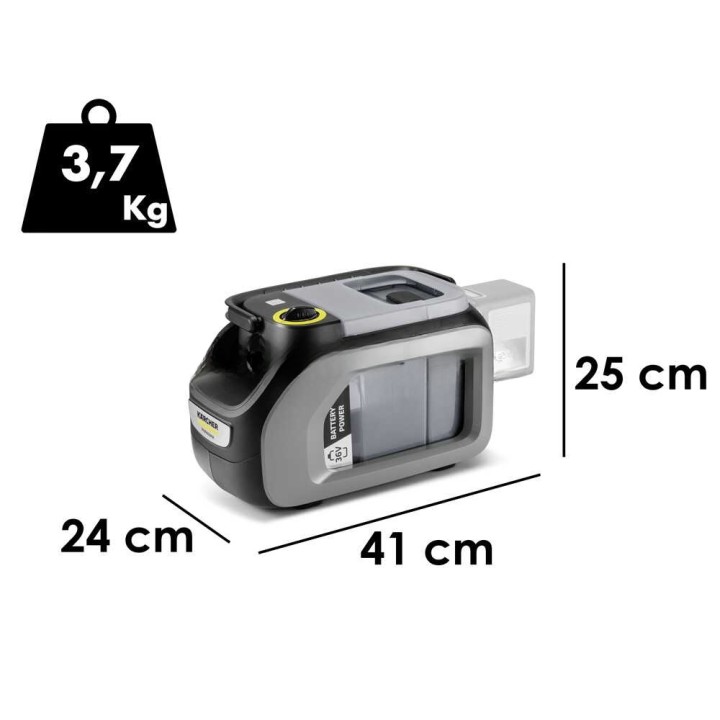 Karcher Puzzi 2/1 Bp tekstiilipesuri, 36 V, 350 W, ilman akkua ja laturia
