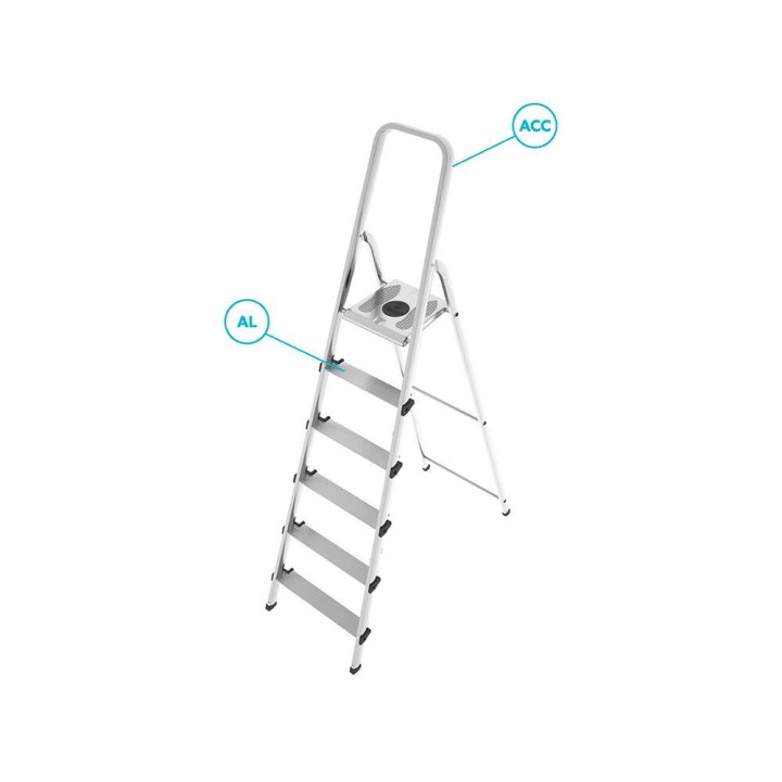 Colombo Stark S109006W -tikkaat, 6 askelmaa, 150 kg, 229 cm