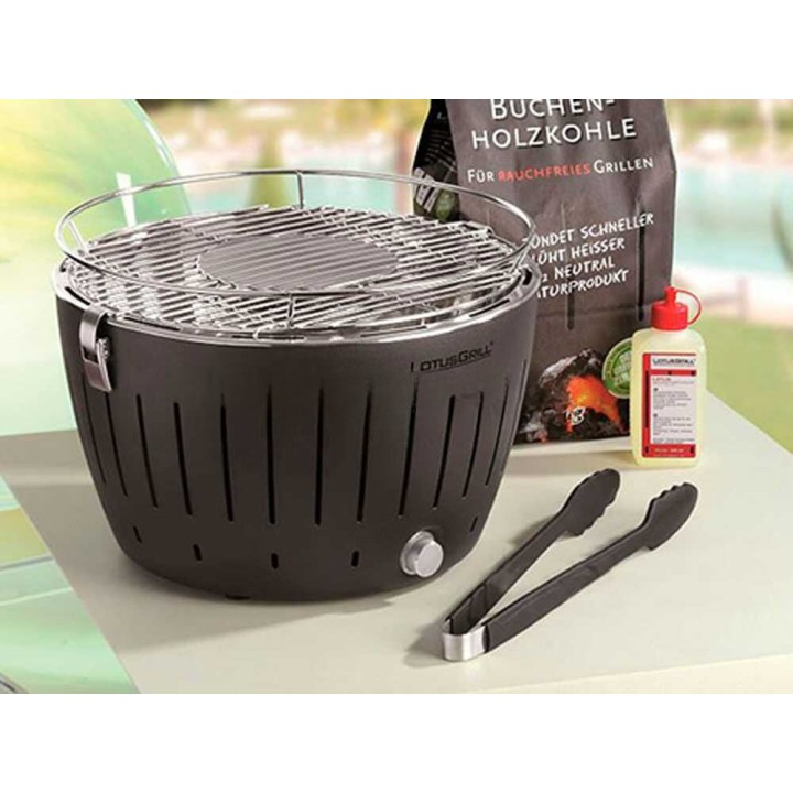 LotusGrill LG G34 U hiiligrilli, antrasiitti, 35 cm