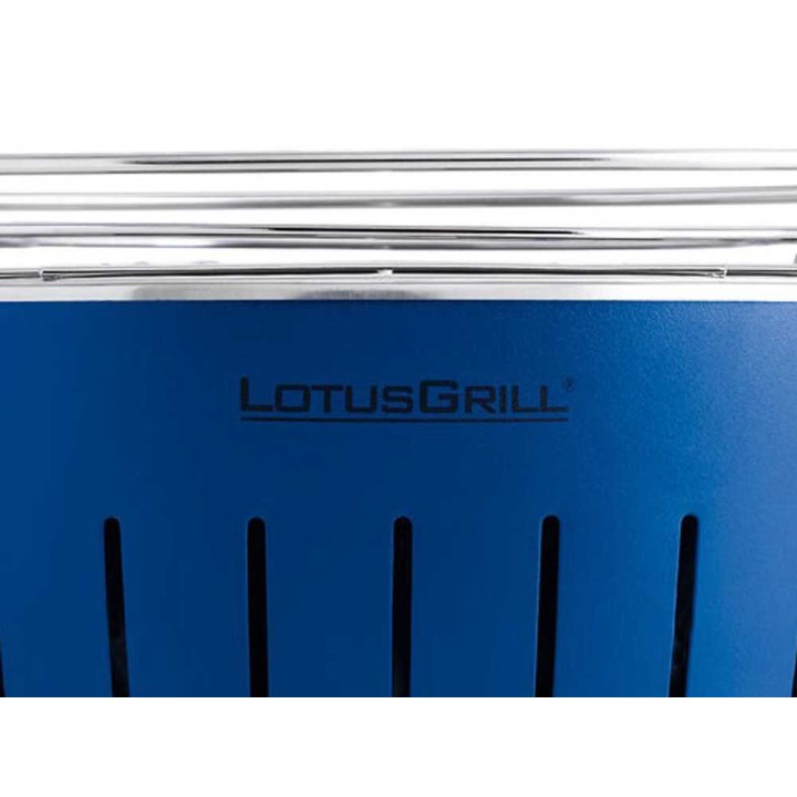 LotusGrill LG G34 U BL kannettava hiiligrilli, 35 cm, sininen