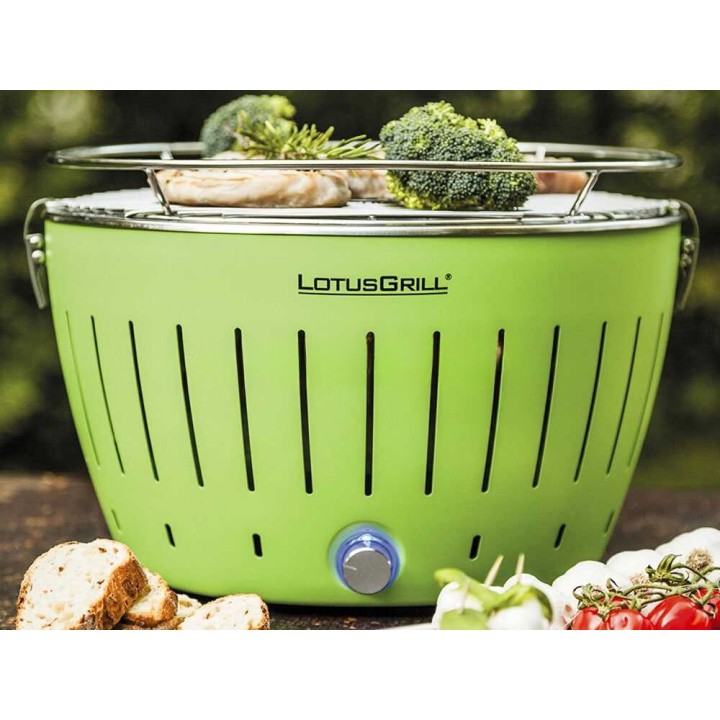 LotusGrill LG G34 U GR -hiiligrilli, vihreä, 35 cm, 962 cm²