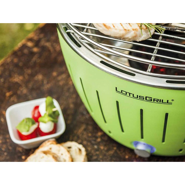 LotusGrill LG G34 U GR -hiiligrilli, vihreä, 35 cm, 962 cm²