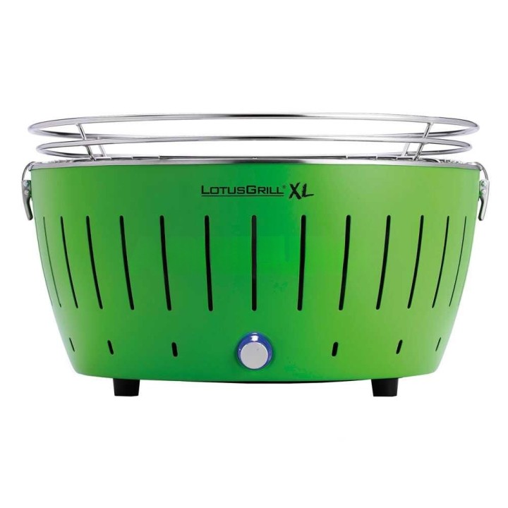 LotusGrill LG G435 U GR kannettava hiiligrilli, vihreä, 40,5 cm