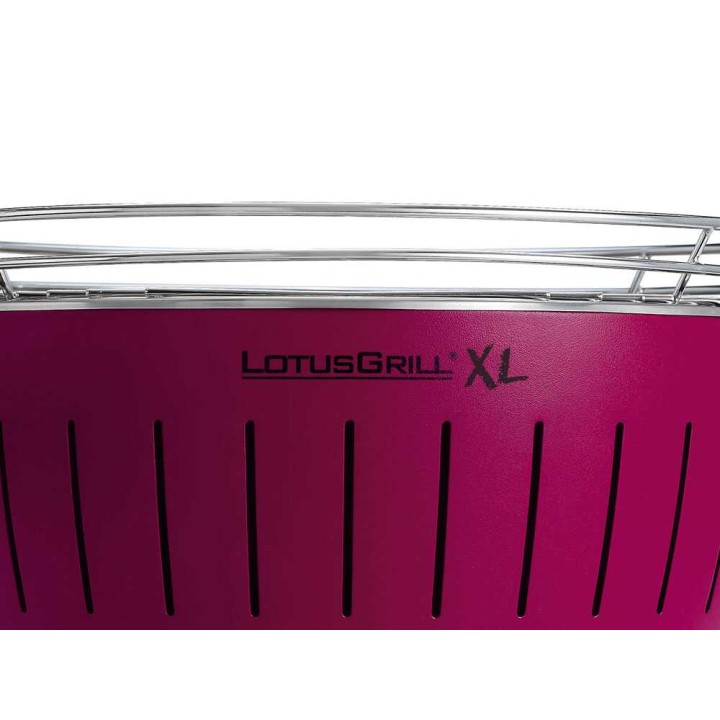 LotusGrill LG G435 U PU XL -hiiligrilli, violetti, 40,5 cm