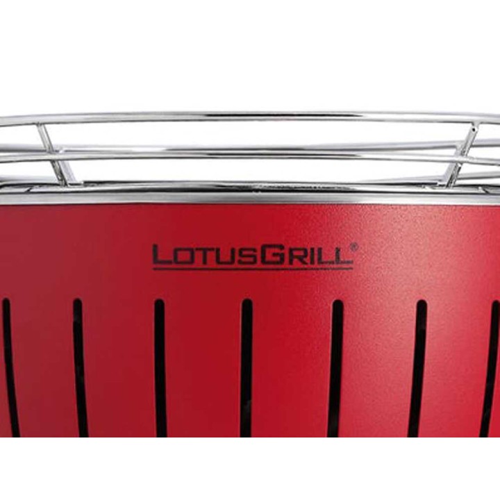 LotusGrill LG G28 U RD Mini hiiligrilli, punainen, Ø 26 cm
