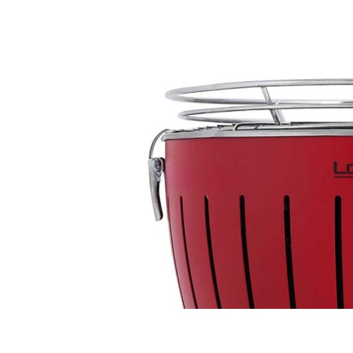 LotusGrill LG G28 U RD Mini hiiligrilli, punainen, Ø 26 cm