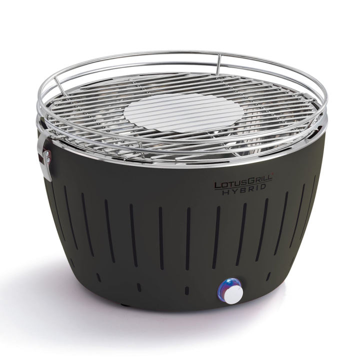 LotusGrill LG G34 H hybridi ja hiiligrilli 32 cm musta