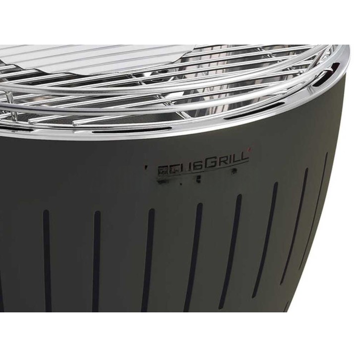 LotusGrill LG G34 H hybridi- ja hiiligrilli, Ø 32 cm, musta