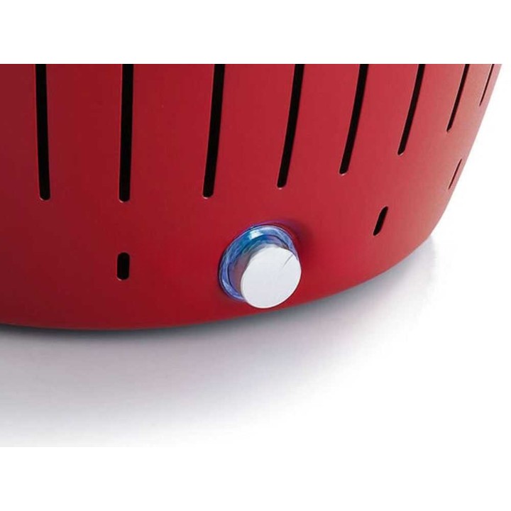 LotusGrill LG G34 H RD hybridigrilli, punainen, Ø 32 cm, 5 kg