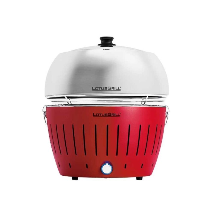 LotusGrill LG COP SG 435 grillin kupukansi, ruostumaton teräs ja karkaistu lasi