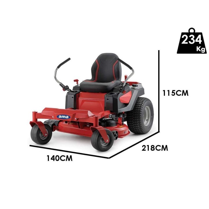 Ama Z TURN ZTR107H nollakääntösäteinen ajoleikkuri, 546 cm³, 107 cm