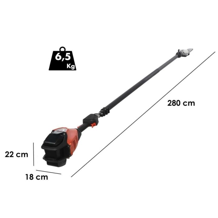ECHO DHCAS-2600HD akkukäyttöinen pitkävartinen tagliasiepi, 56 V, 2,5 Ah