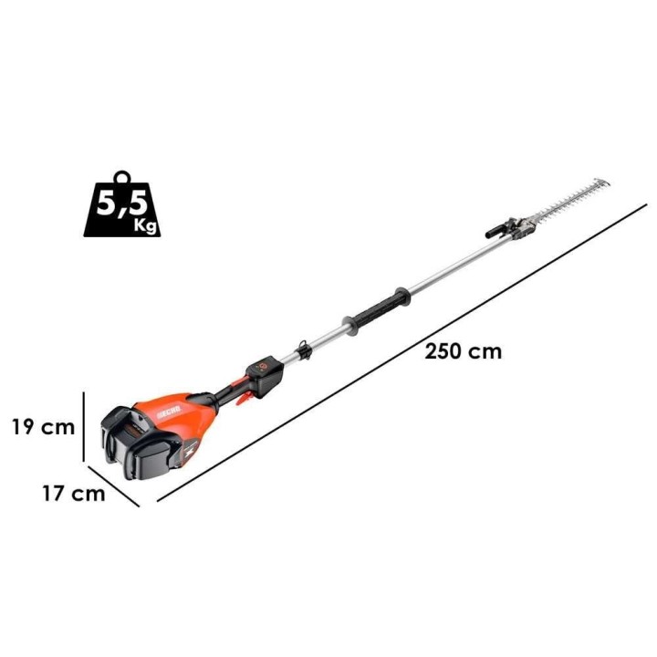 ECHO DHCA-2600HD akkukäyttöinen pensasleikkuri, 56 V, 2,5 Ah