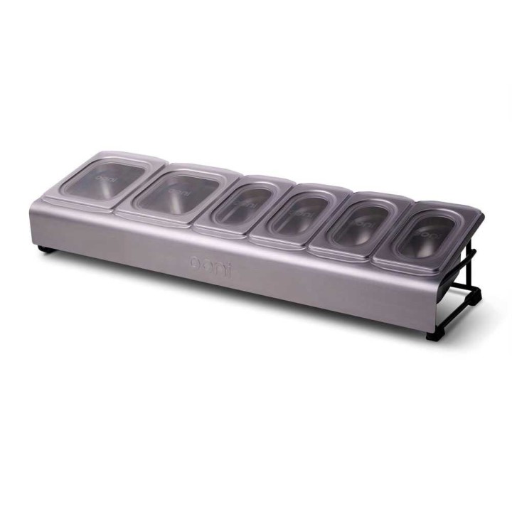 OONI Pizza Topping Station -pizzan täytepiste, 77,6 × 24 × 16 cm