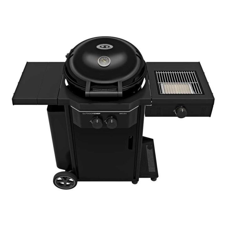 Outdoorchef Davos 570 G PRO BZ -kaasugrilli, 2 poltinta, 9,5 kW, Ø 54 cm