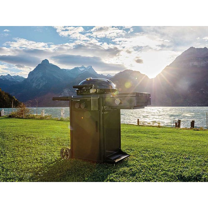 Outdoorchef Davos 570 G PRO BZ -kaasugrilli, 2 poltinta, 9,5 kW, Ø 54 cm
