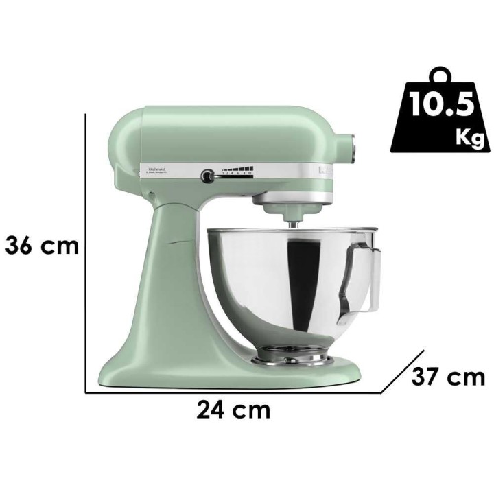 KitchenAid Classic 5KSM95PS EDC planetaarinen yleiskone 4 3 l 275 W pistacchio