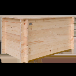 Alce Giove puutarhan työkalulaatikko 250 l 130 60 54 cm
