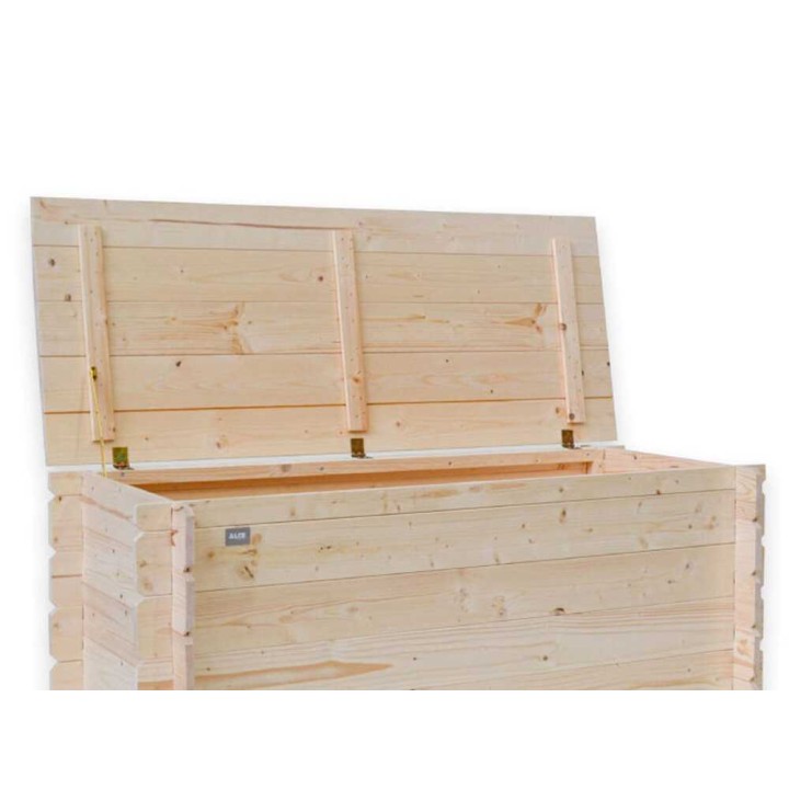 Alce Giove puutarhan työkalulaatikko, 250 l, 130 × 60 × 54 cm