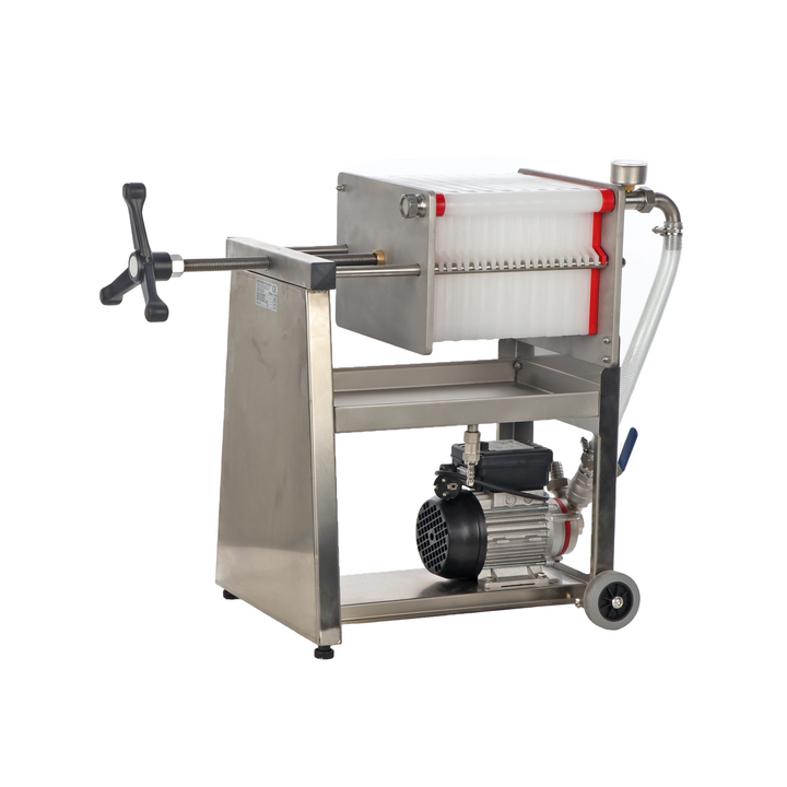 Enotecnica Pillan F20 levysuodatin viinille ruostumaton teräs 20 levyä 0 5 HP