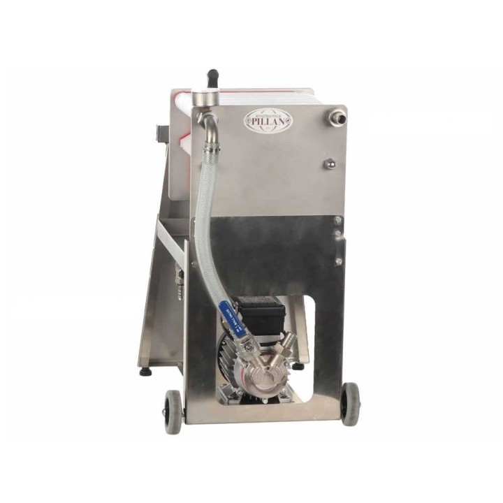 Enotecnica Pillan F20 levysuodatin viinille, ruostumaton teräs, 20 levyä, 0,5 HP