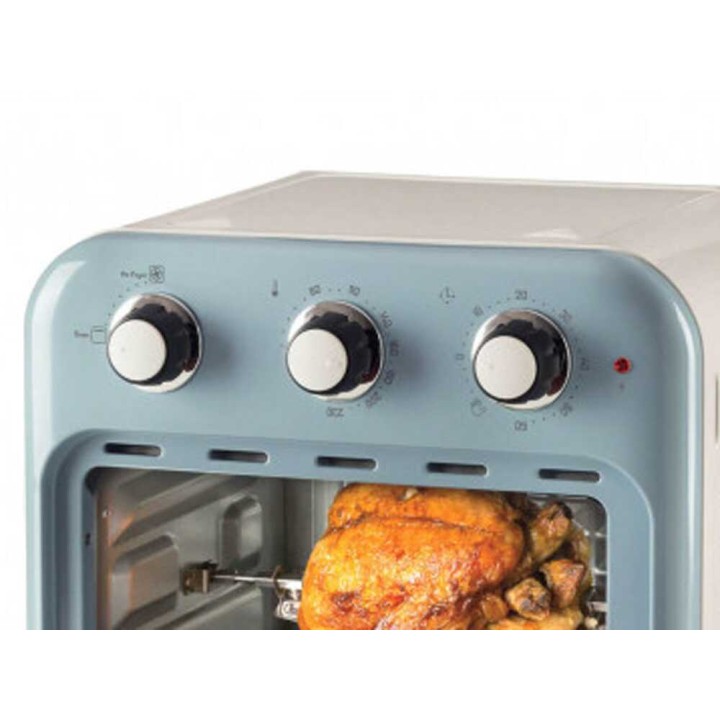 Ariete Vintage Celeste sähköuuni ja kuumailmakeitin, 16 l, 1 400 W, 230 V