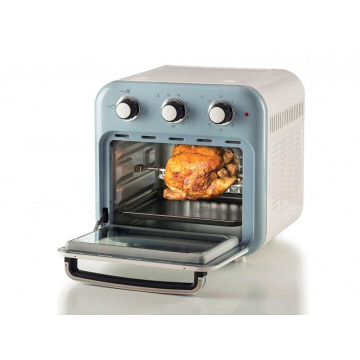 Ariete Vintage Celeste sähköuuni ja kuumailmakeitin, 16 l, 1 400 W, 230 V