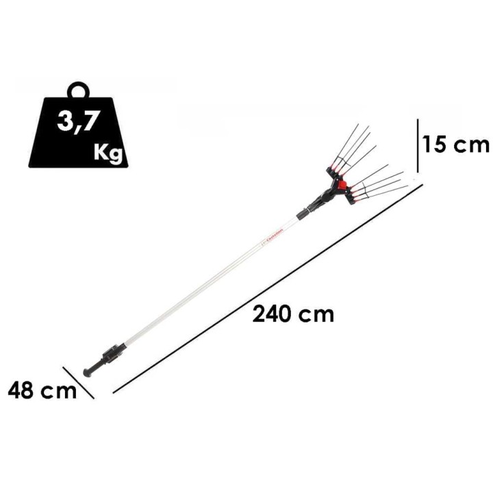 Castellari Vertigo L 18V oliivinkorjuukone, 800 W, 18 V, 240–330 cm