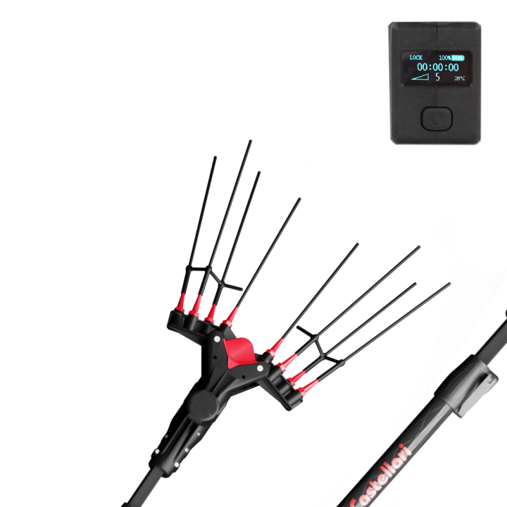 Castellari Vertigo C 18V akkukäyttöinen oliivinkorjuukampa 800 W 190 240 cm
