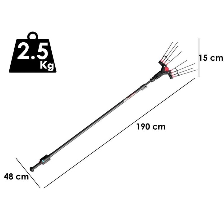 Castellari Vertigo C 18V -oliivinkorjuukampa, 18 V, 5,2 Ah