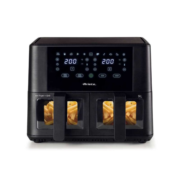 Ariete 4631 kuumailmakeitin kahdella korilla, 9 l, 2 400 W