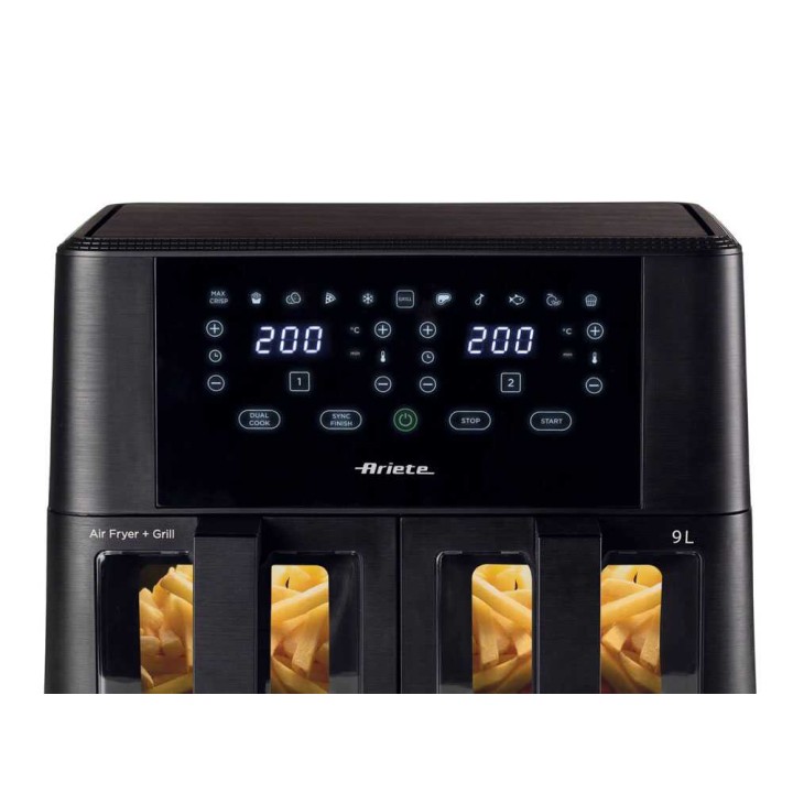 Ariete 4631 kuumailmakeitin kahdella korilla, 9 l, 2 400 W