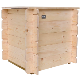 Alce Gaia puinen puutarhatyökalulaatikko 99 l 60 60 54 cm