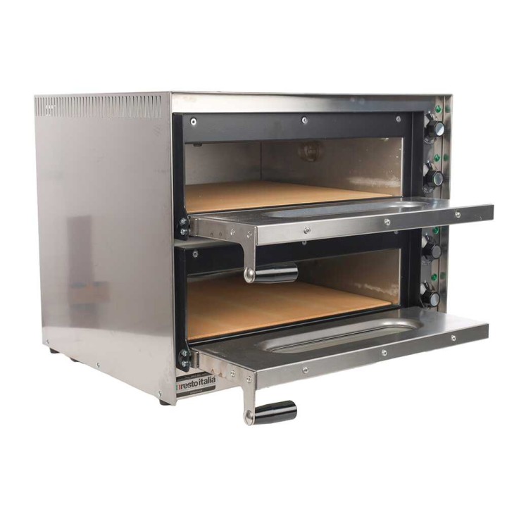 Resto Italia Small G2 sähköinen pizzauuni, 3 200 W, 2 kammiota, 230 V