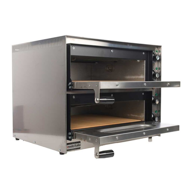 Resto Italia Small G2 sähköinen pizzauuni, 3 200 W, 2 kammiota, 230 V